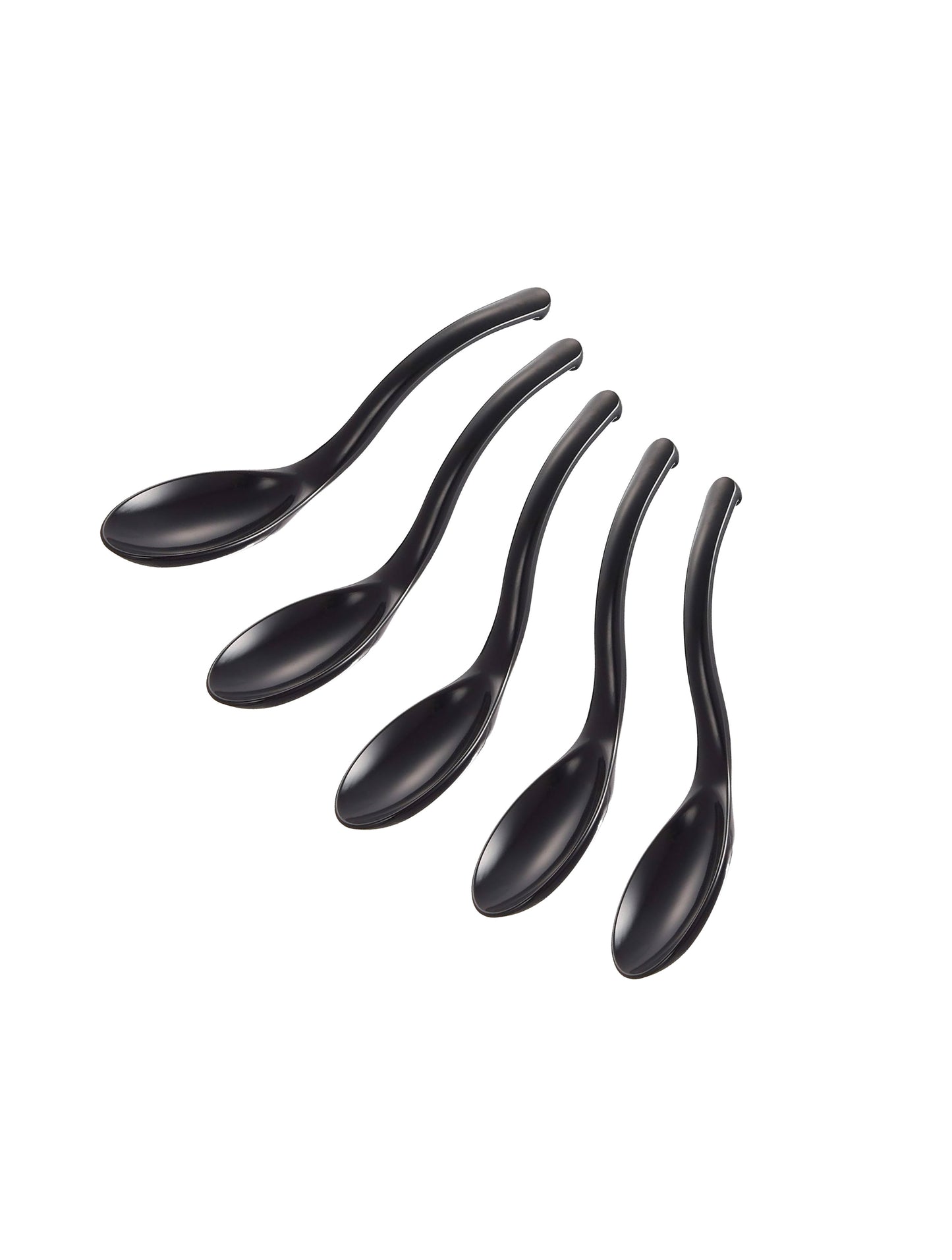 Noodle Spoon FIT RENGE, SPS Rasin Ramen Spoon Black 1p / 5p