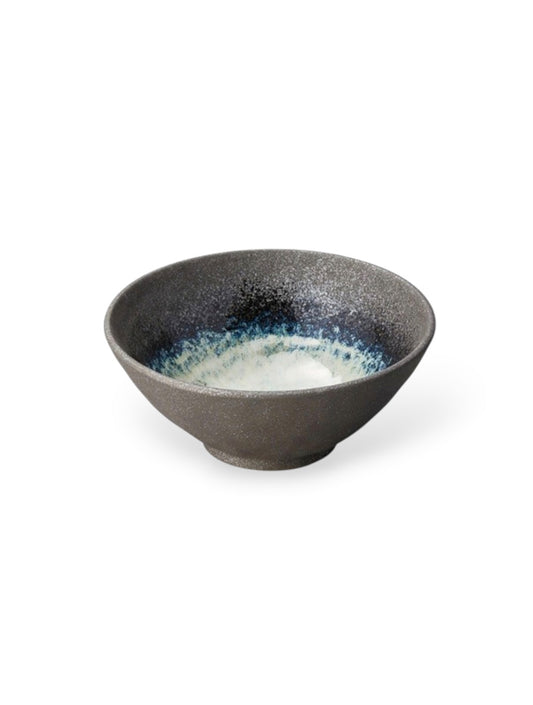 Noodle Bowl Yukyun Yogiri Size 6.3, 19.5cm Black