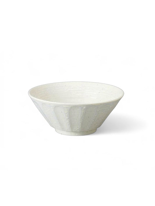 Noodle Bowl Kobiki Shinogi Ramen Bowl 19.5cm White