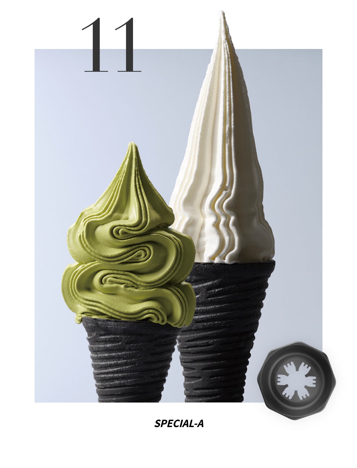 NISSEI Japanese Gravity Feed Benchtop Soft Serve Machine Single NA9424AEC