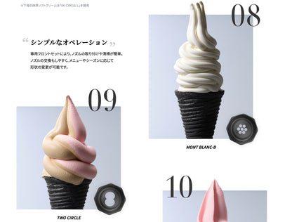 NISSEI Japanese Gravity Feed Benchtop Soft Serve Machine Single NA9424AEC