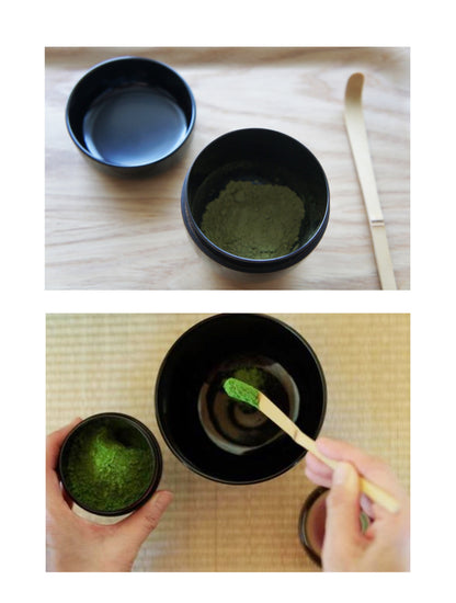 Matcha Tea Caddy Canister Pot Natsume Red 6.5cm