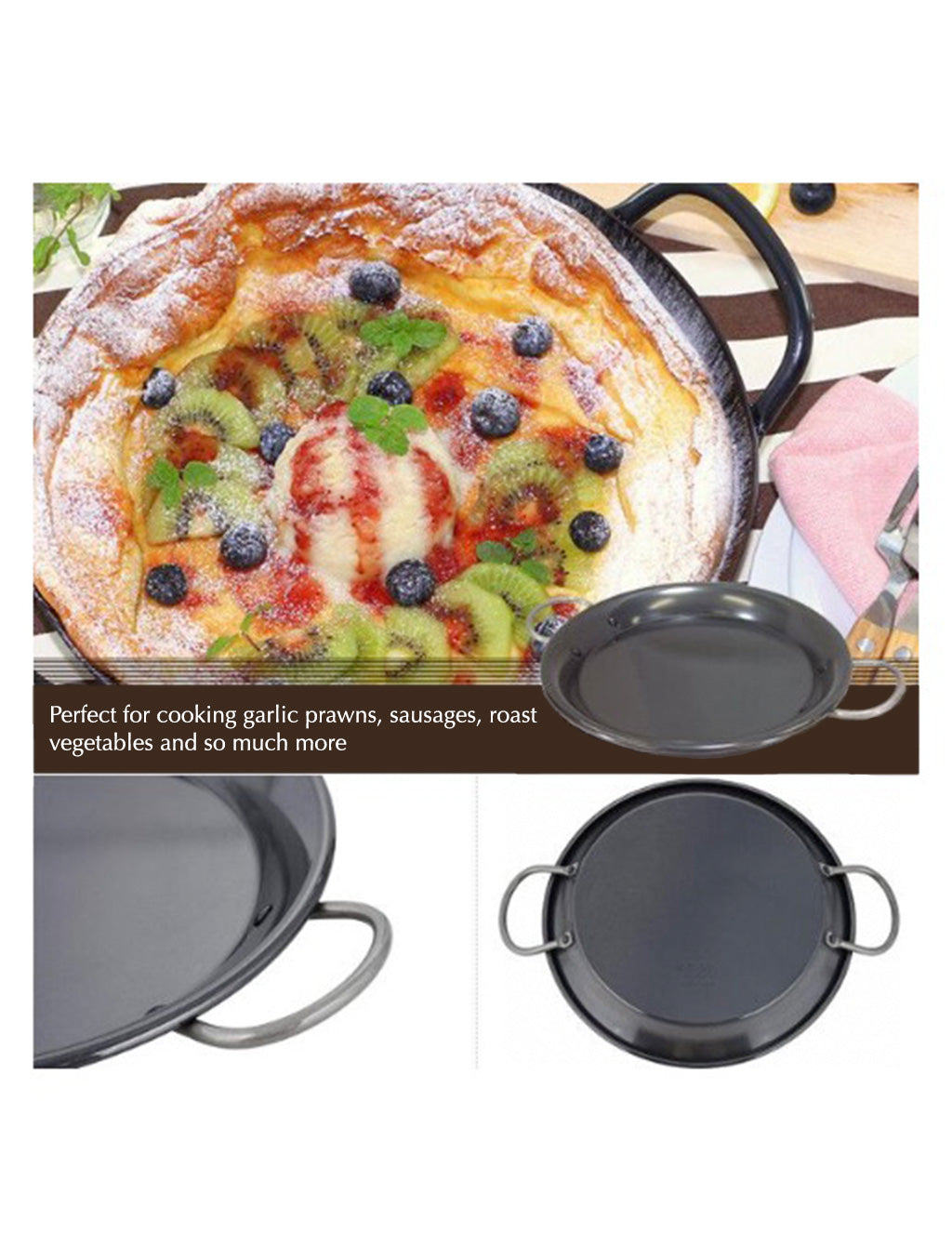 Ajido - Carbon Steel Paella Pan 30cm