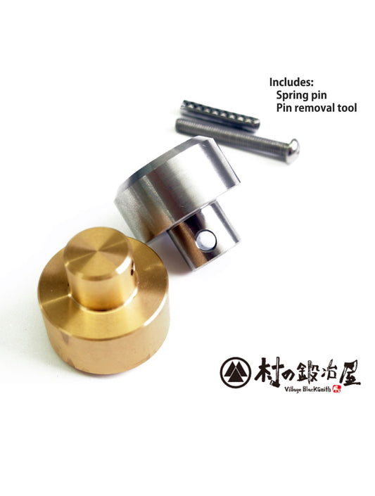 Muranokajiya Peg Hammer Replacement Head Brass / Stainless Steel