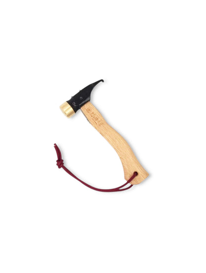 Muranokajiya Peg Hammer Natural Wood Handle Brass Head Black