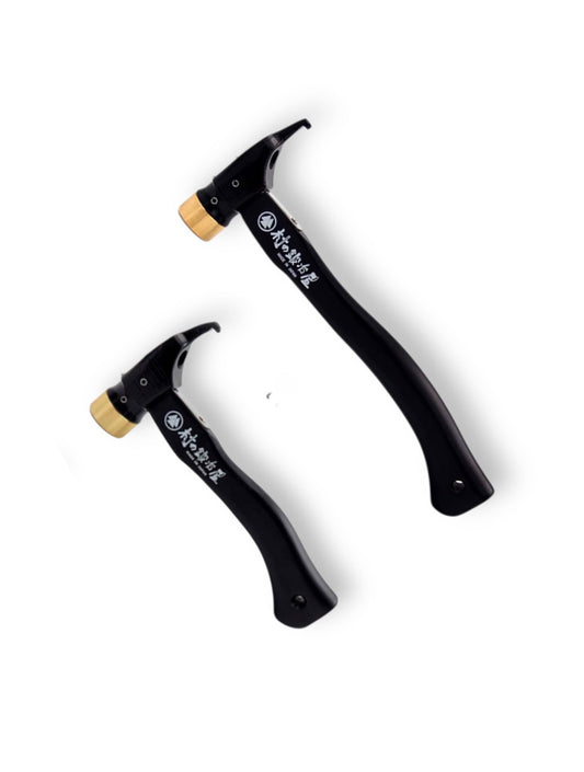 Muranokajiya Peg Hammer Black Handle Brass Head Black
