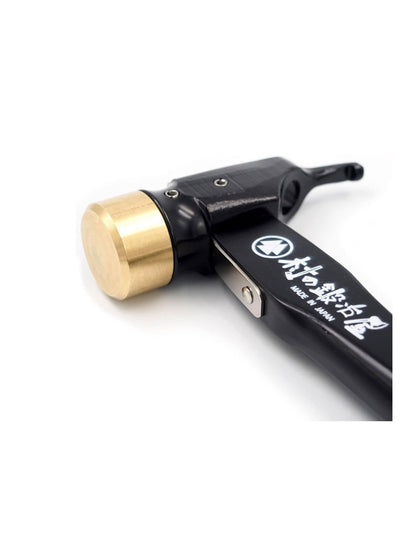 Muranokajiya Peg Hammer Black Handle Brass Head Black