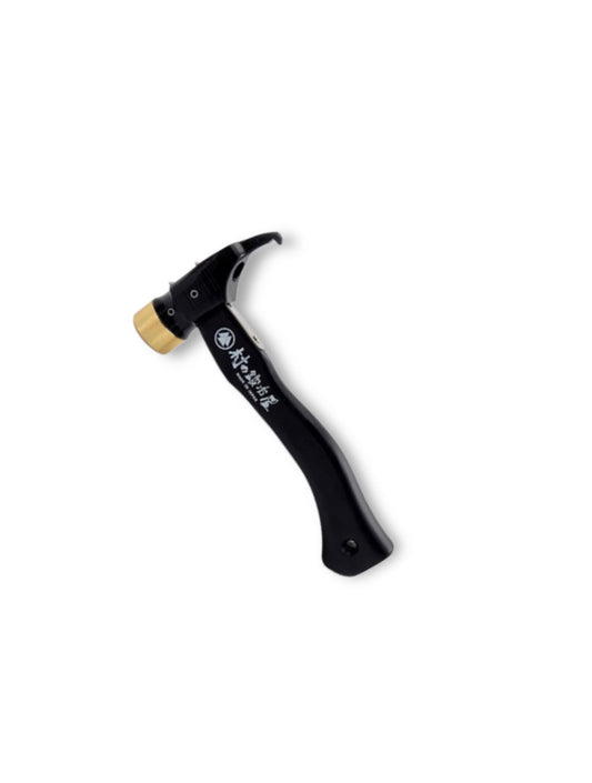 Muranokajiya Peg Hammer Black Handle Brass Head Black