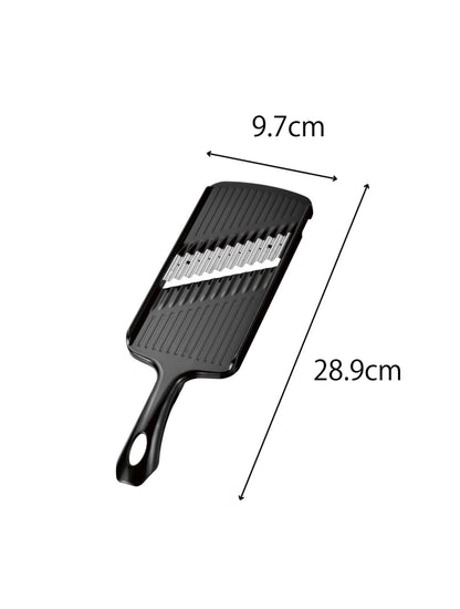 Pro Grade Wavy & Waffle Slicer Black (78mm)