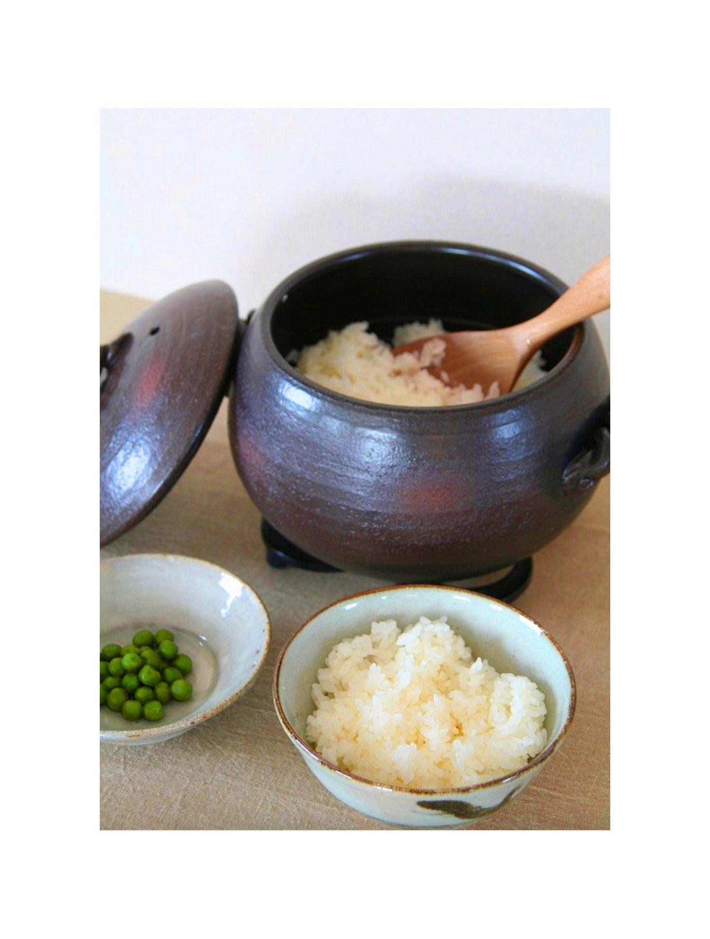 Round Shape Clay Rice Pot, Donabe Cup Size 3 / 5 / 7