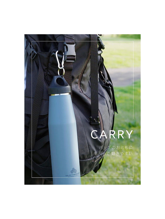 SUSTAIGEAR Insulated Vacuumed Flask Mug Bottle 530ml Wolf Grey