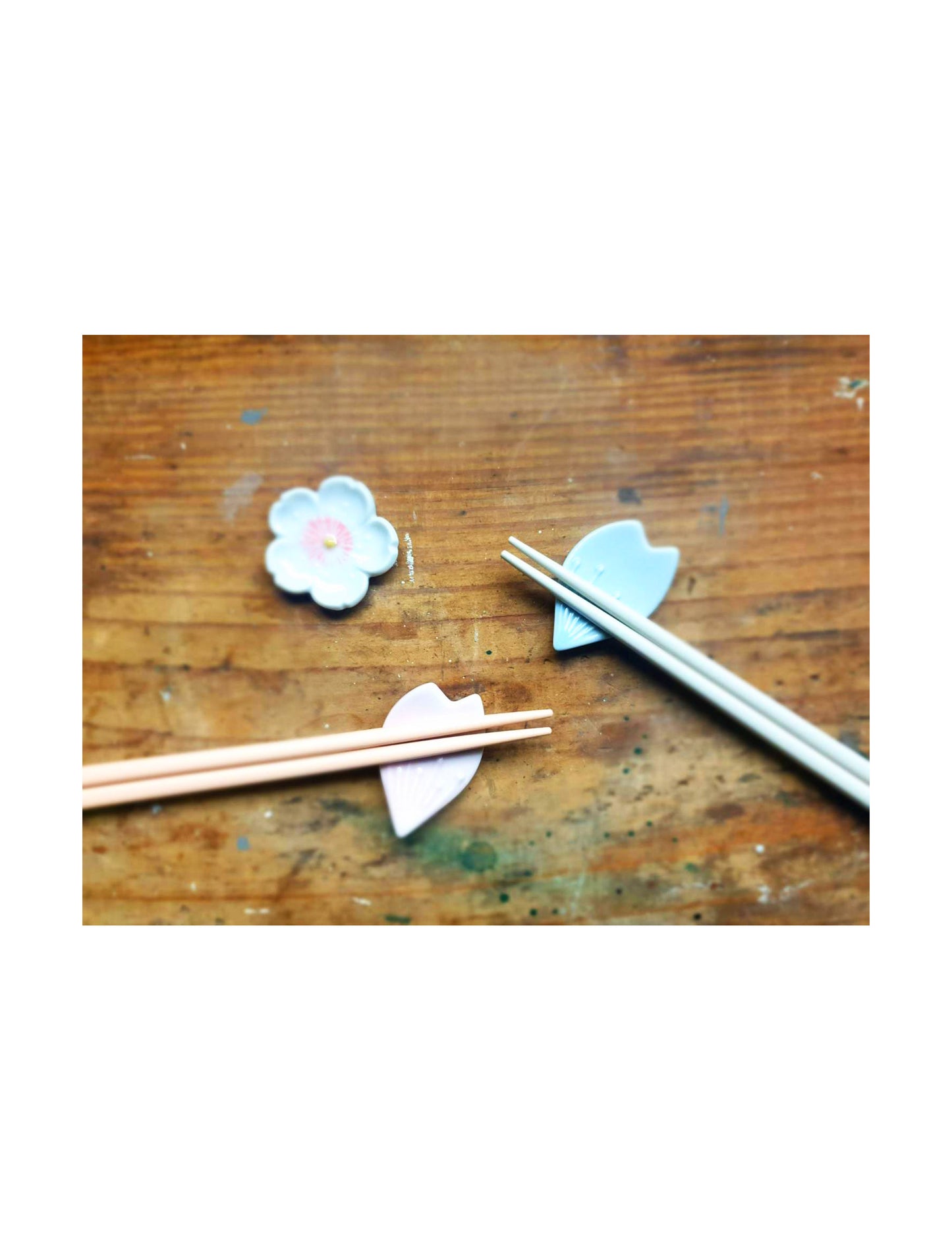 Ceramic Chopsticks Rest, Sakura / Petal