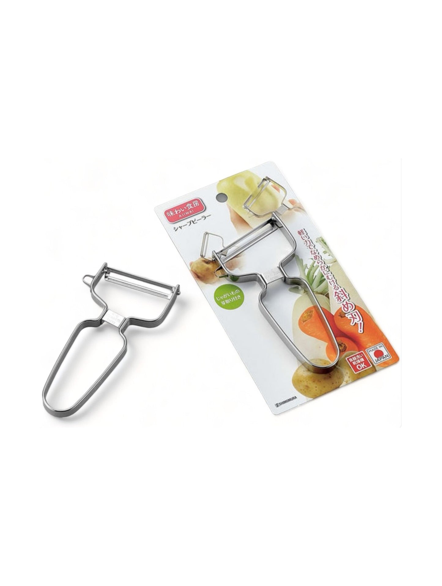 Ajiwai Shokubo Sharp Peeler All Stainless