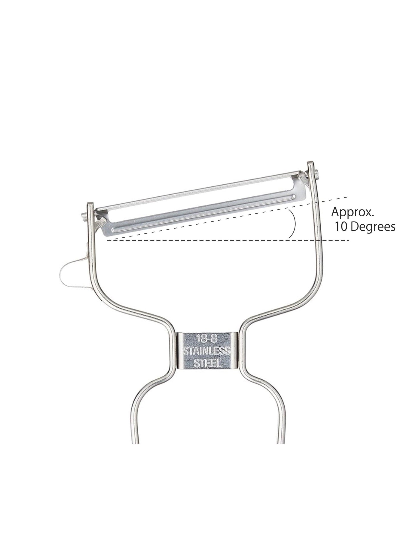 Ajiwai Shokubo Sharp Peeler All Stainless (42mm)