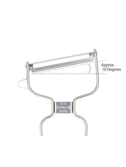 Ajiwai Shokubo Sharp Peeler All Stainless (42mm)