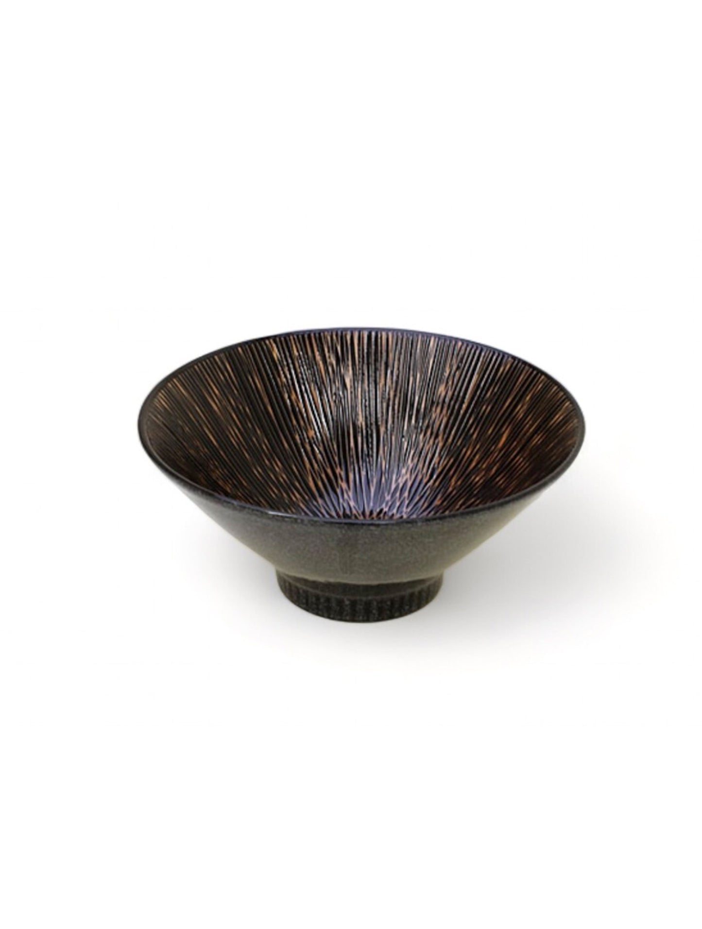 Noodle Bowl Shikkoku Rantokusa Ramen Bowl Black