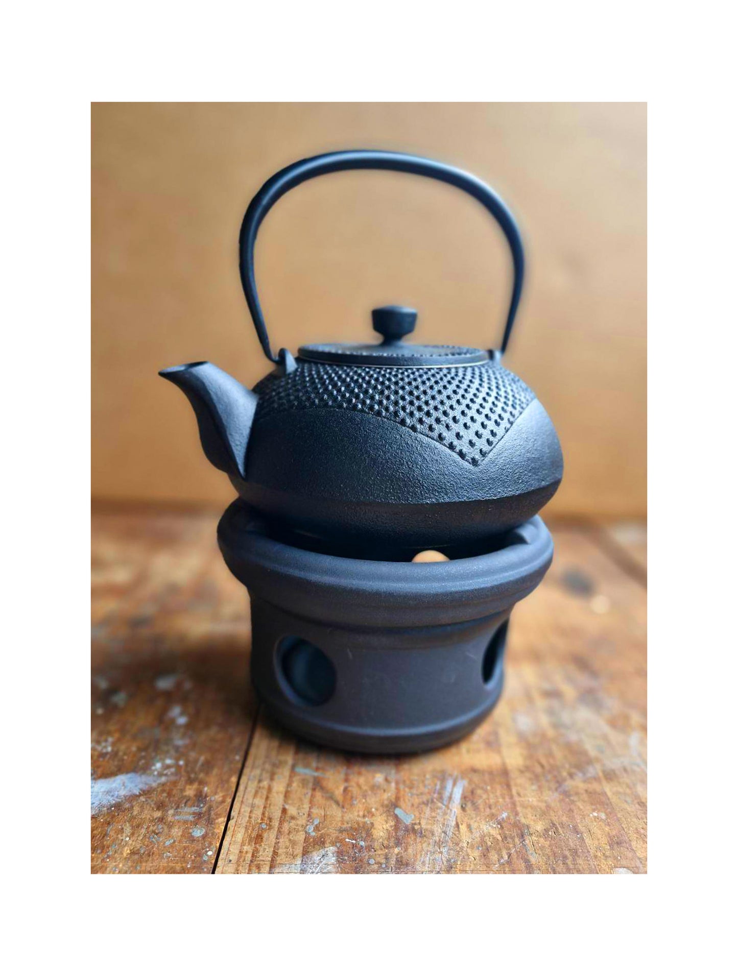 Tea Pot Warmer, Shichirin Konro Black