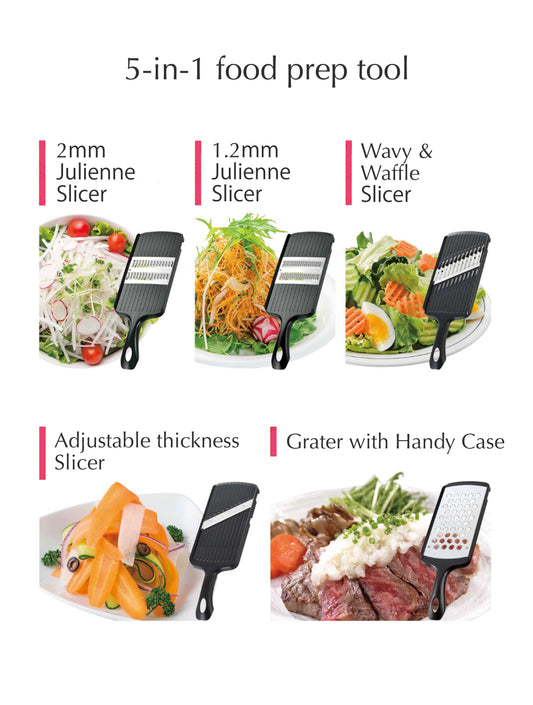Pro Grade Vegetable Slicer 5P Set