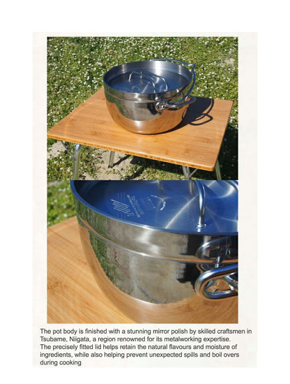 TSBBQ Stainless Dutch Oven 10inch