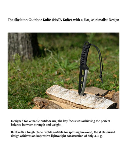 TSBBQ Skeleton Outdoor Knife