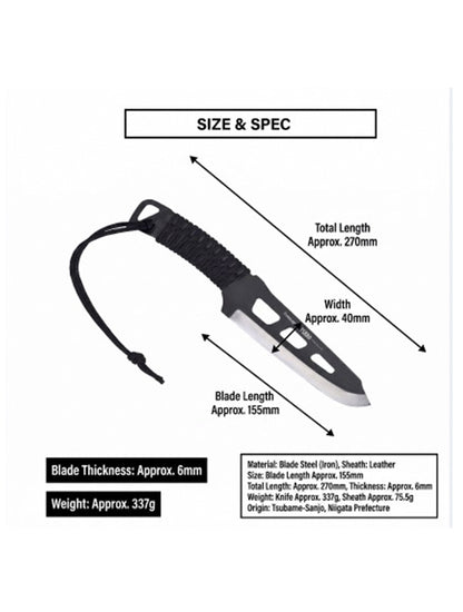 TSBBQ Skeleton Outdoor Knife