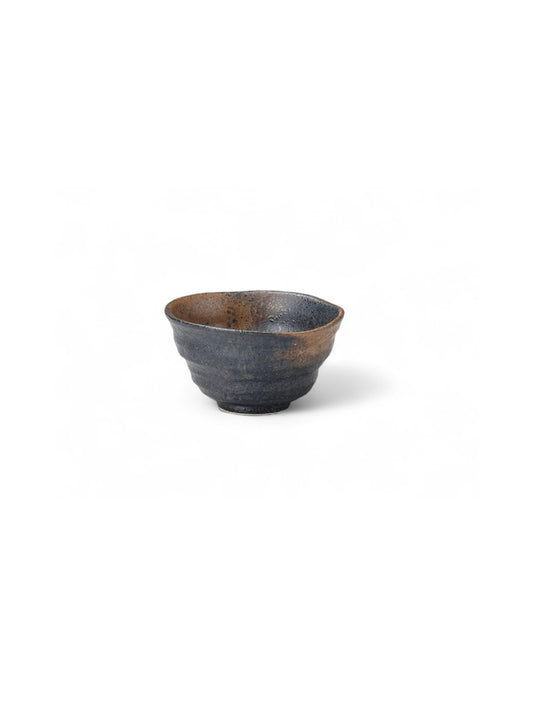 Japanese Tea Cup Bizenhuki Rokubei Green Tea Sencha Brown/Black