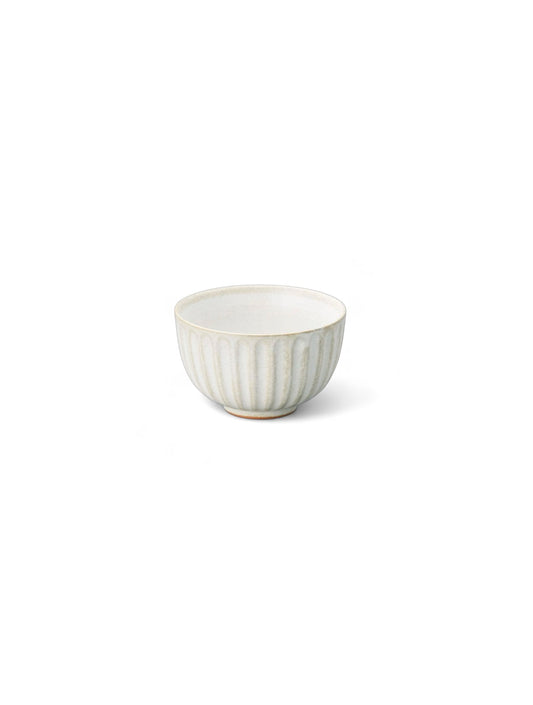 Japanese Tea Cup Kobiki Kikugata Green Tea Sencha White