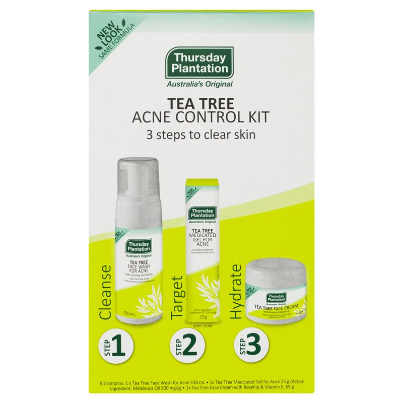 Thursday Plantation Tea Tree Acne Control Kit (Exp 6/24)