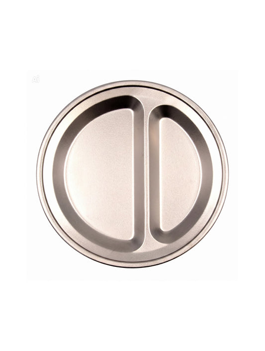 Titanium 2 split plate Silver 20.7cm