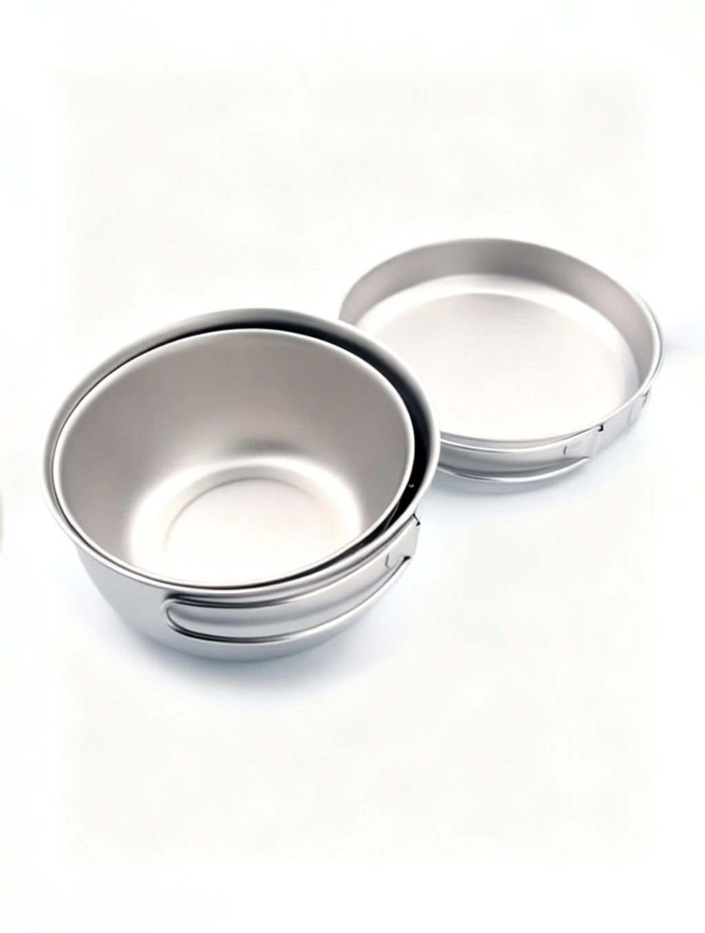 Titanium Camping Cooker 3-Piece Set with Storage Bag