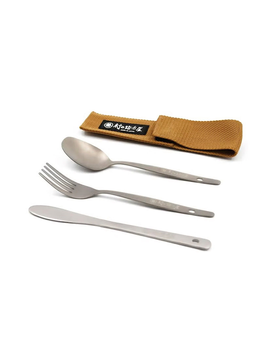 Titanium Cutlery 3P Set with Case