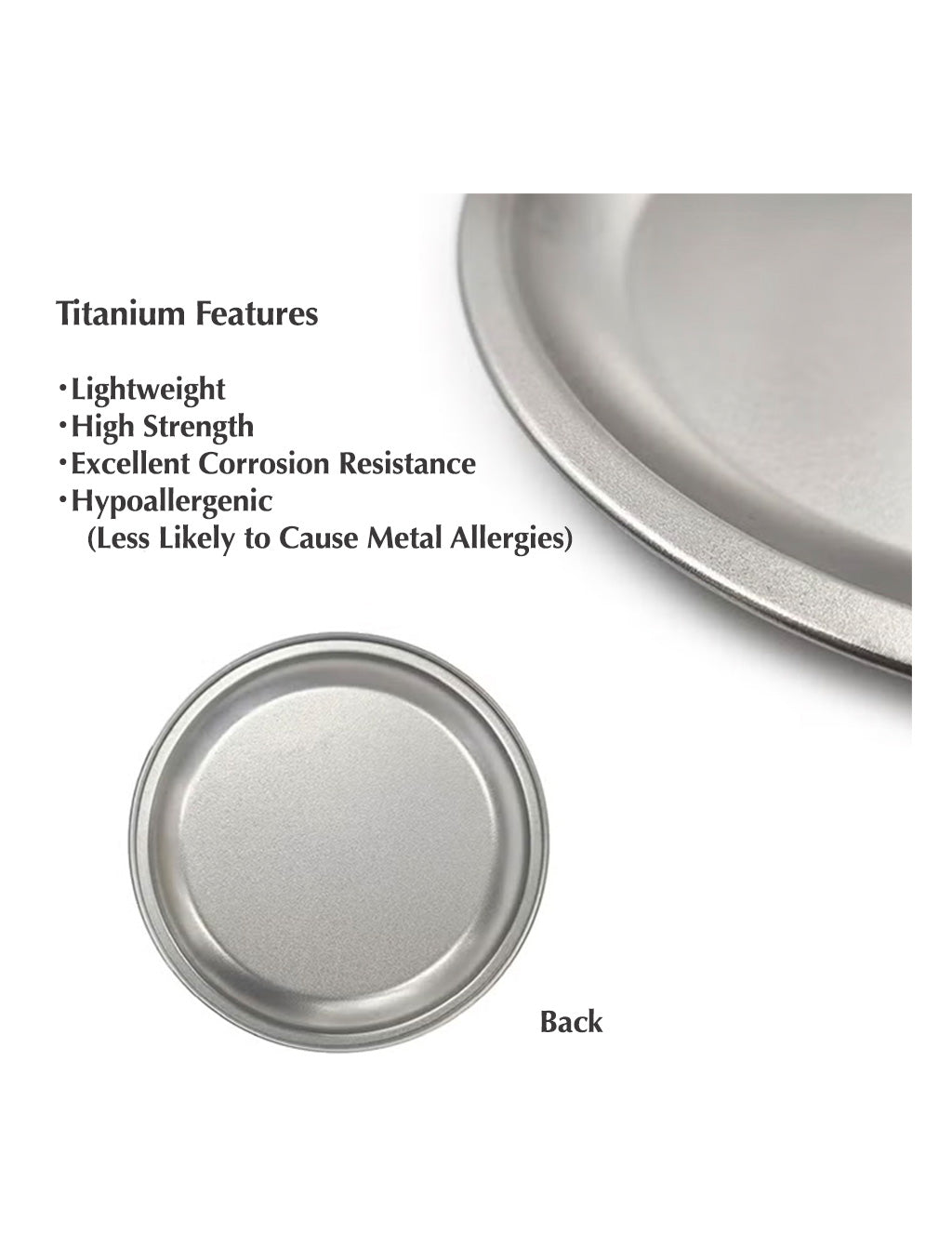 Titanium Plate 21cm / 23cm