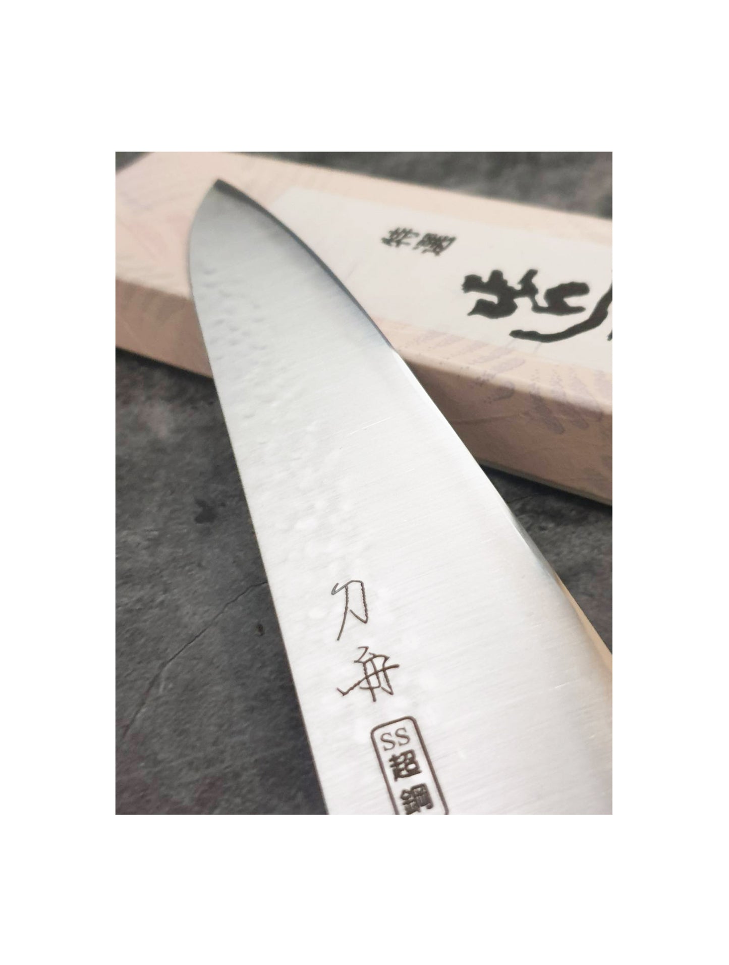 Toshu Giken - Hammered Plywood Handle Gyuto Chef Knife 180mm