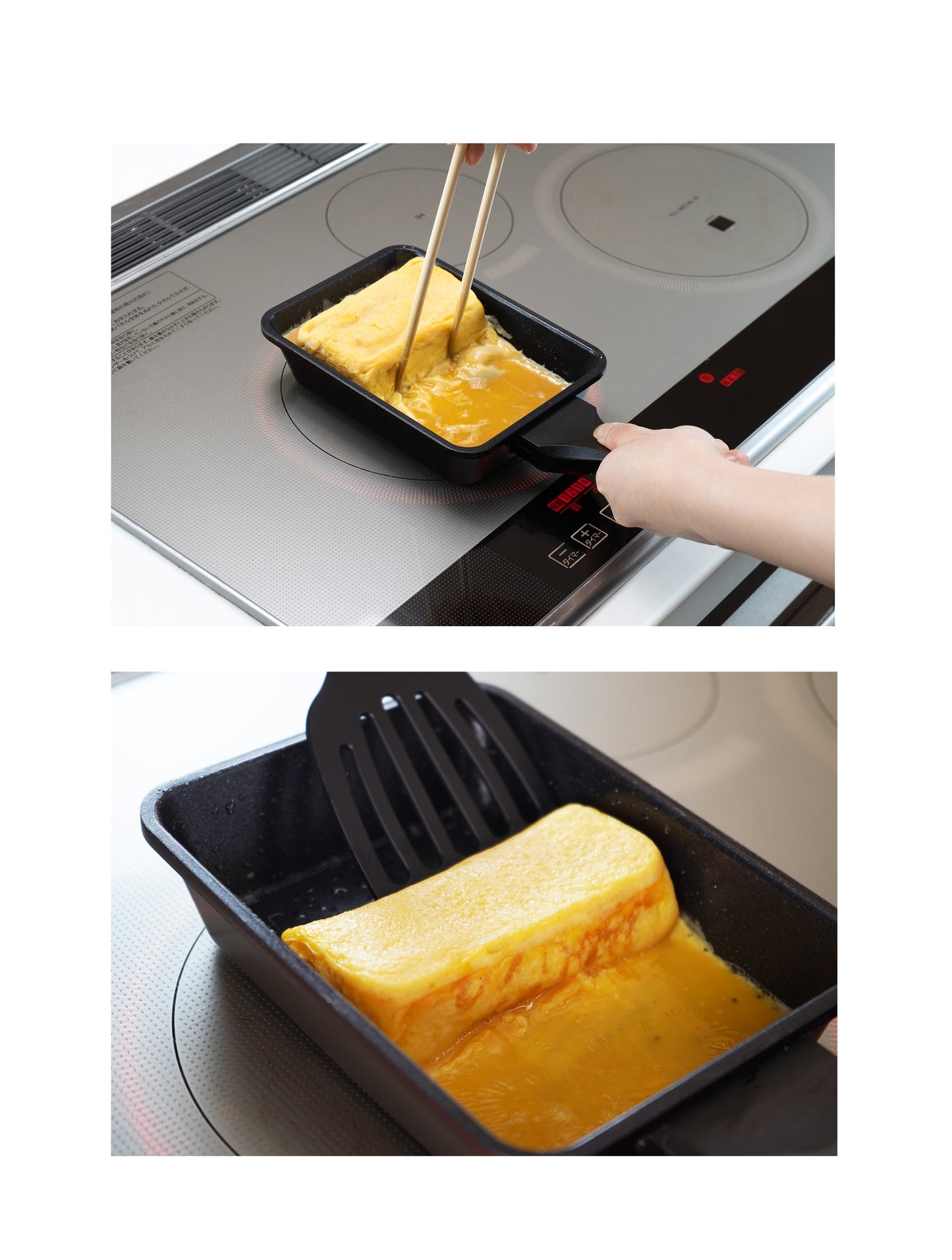 TOUGH FORM Induction Compatible Square Pan Tamagoyaki 13x18cm