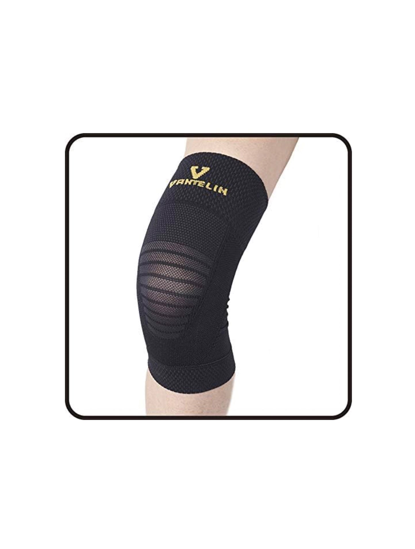 KOWA - Vantelin Kowa Knee Cap Support Braces Black Large 1pc