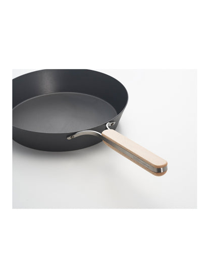 WAHEI enzo - Nitrided Carbon Steel Frypan, 22cm, 26cm 28cm
