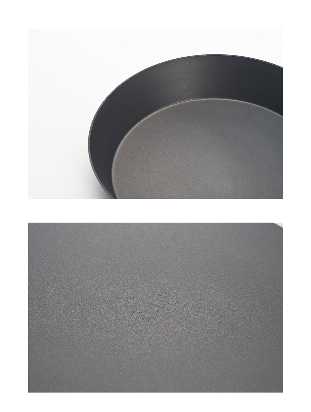 WAHEI enzo - Nitrided Carbon Steel Frypan, 22cm, 26cm 28cm