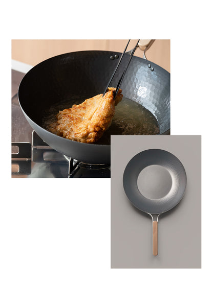 WAHEI enzo - Nitrided Carbon Steel Iron Wok