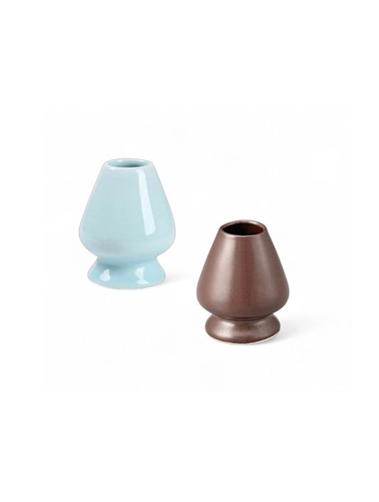 Matcha Whisk Holder Rest Chasen Naoshi Blue / Brown