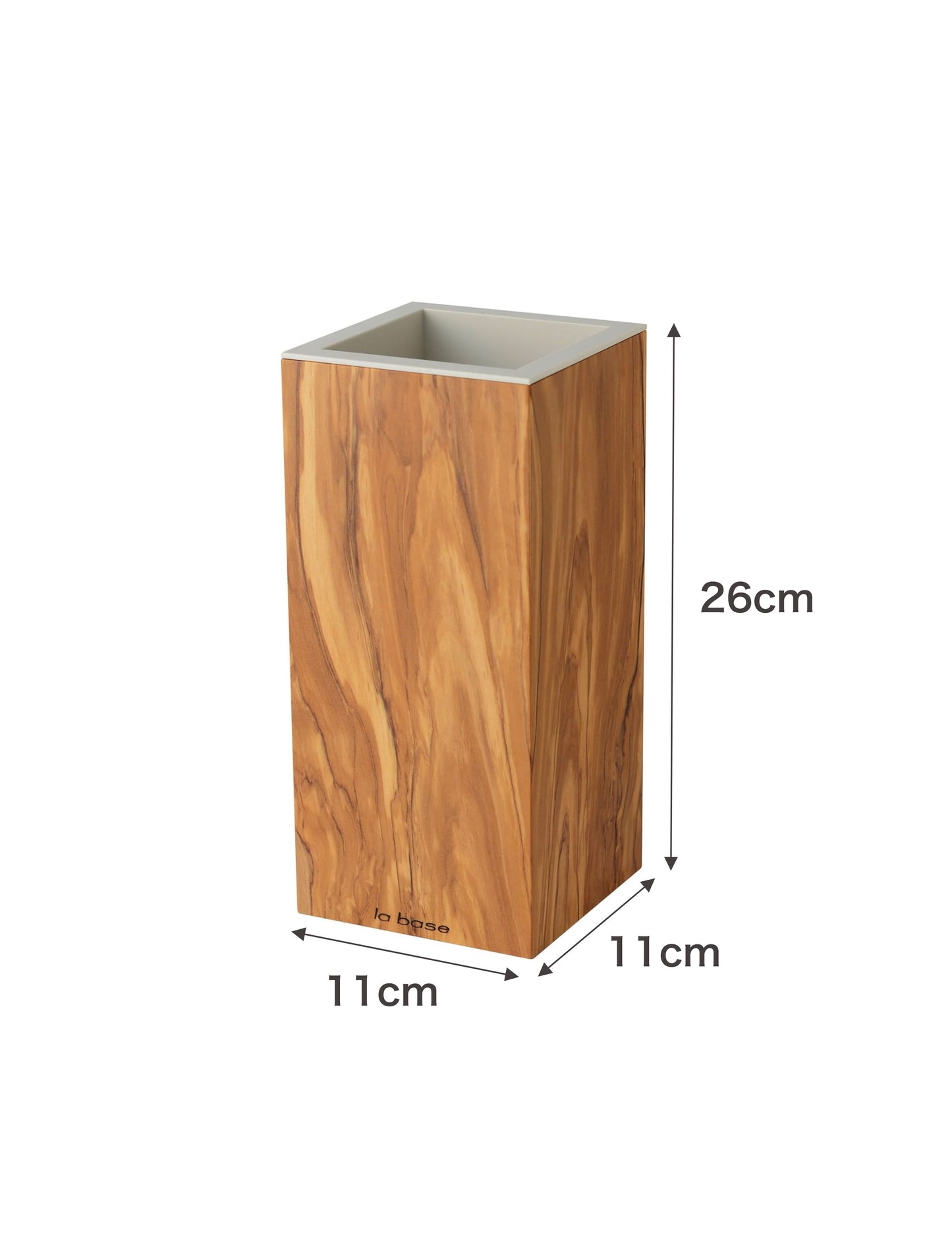 la base - Italian Olive Wood Kitchen Magnetic Knife Block, Knife Stand