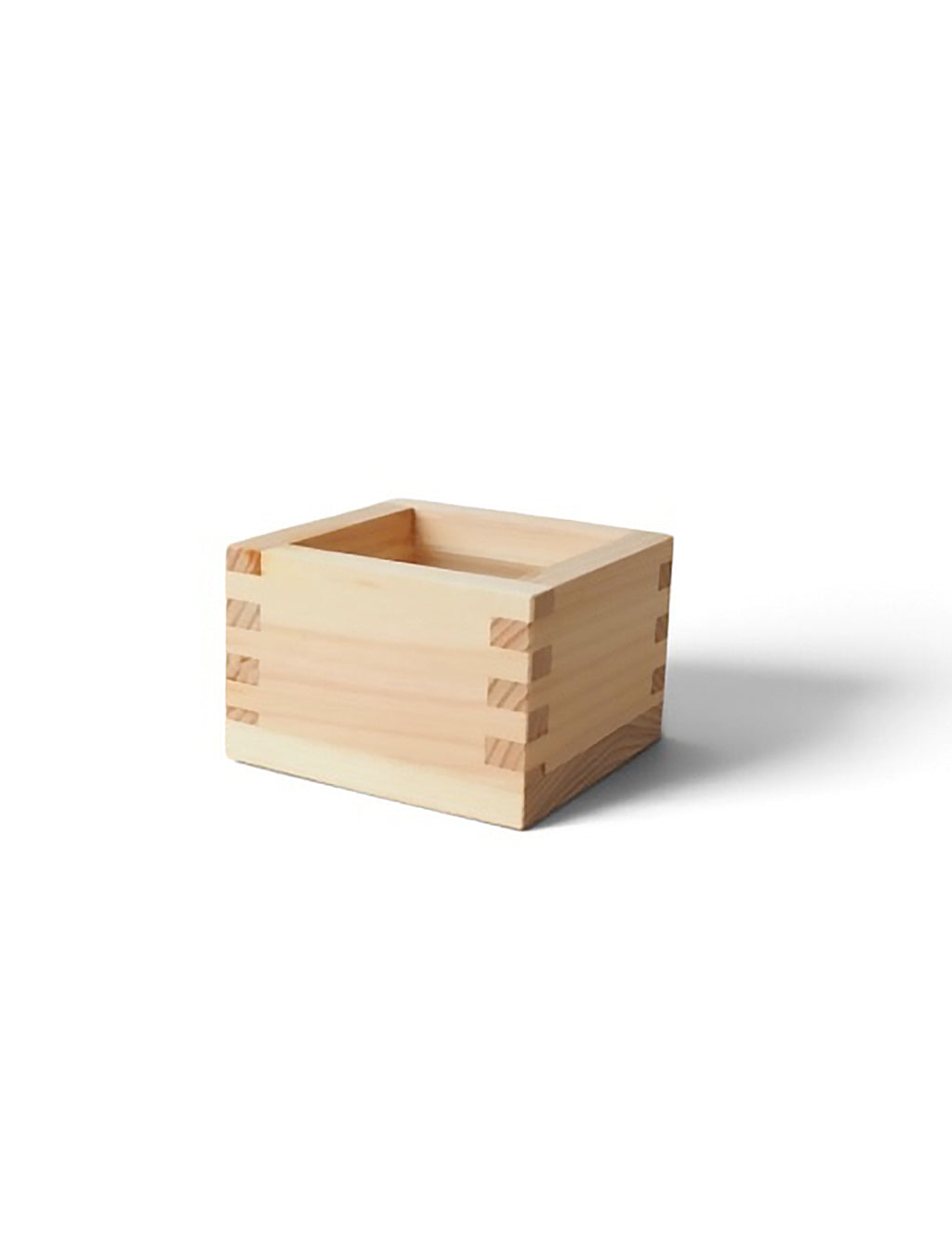 Wooden Sake Cup Masu Sake Japanese Cypress Square 180ml
