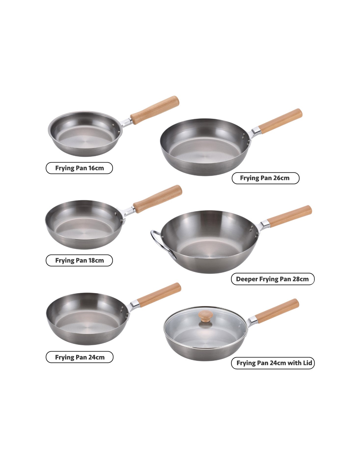 Chitose - Premium Iron Frying Pan 16cm