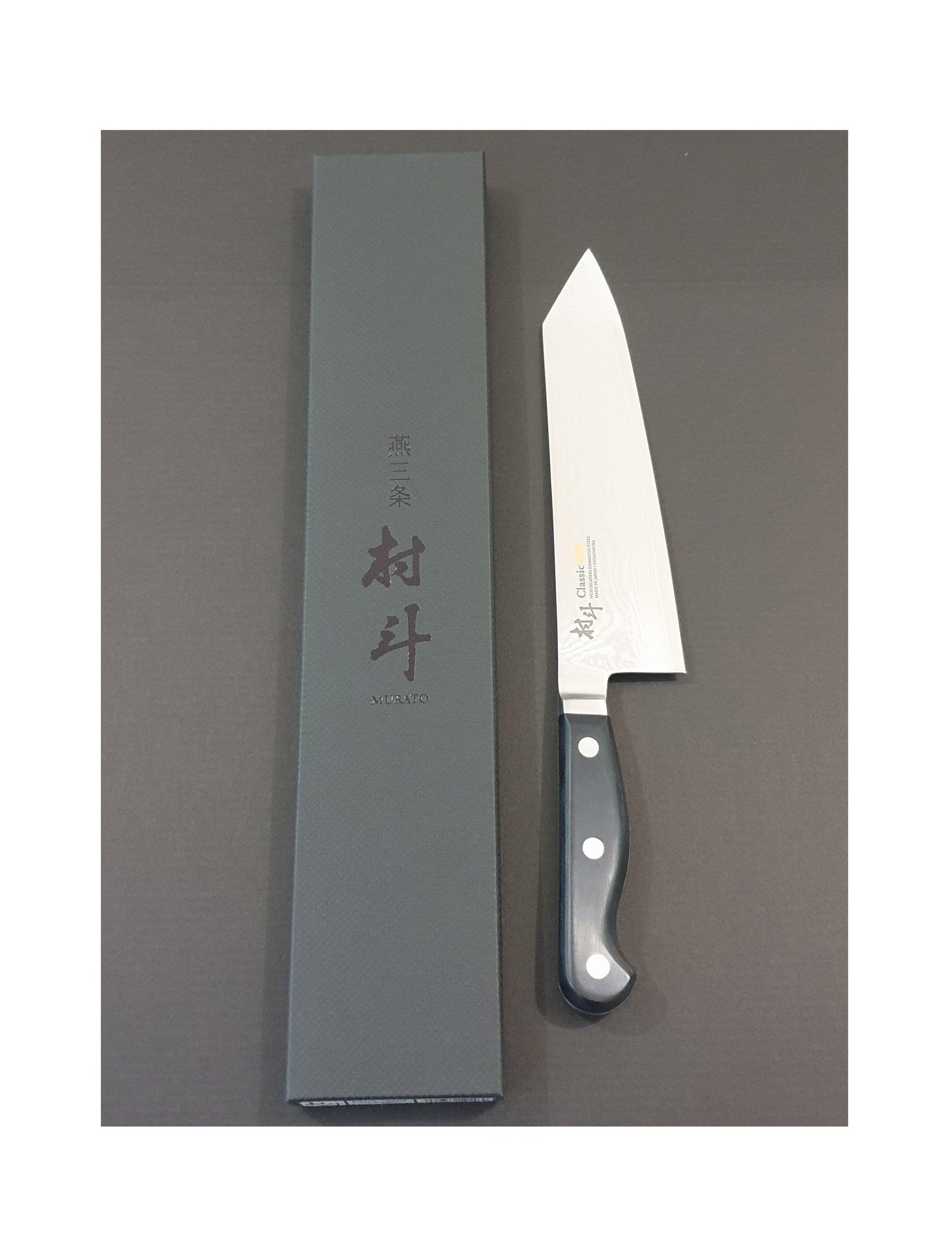 下村 - [Murato] 經典大馬士革刀，廚師刀 210mm，VG10 33 層
