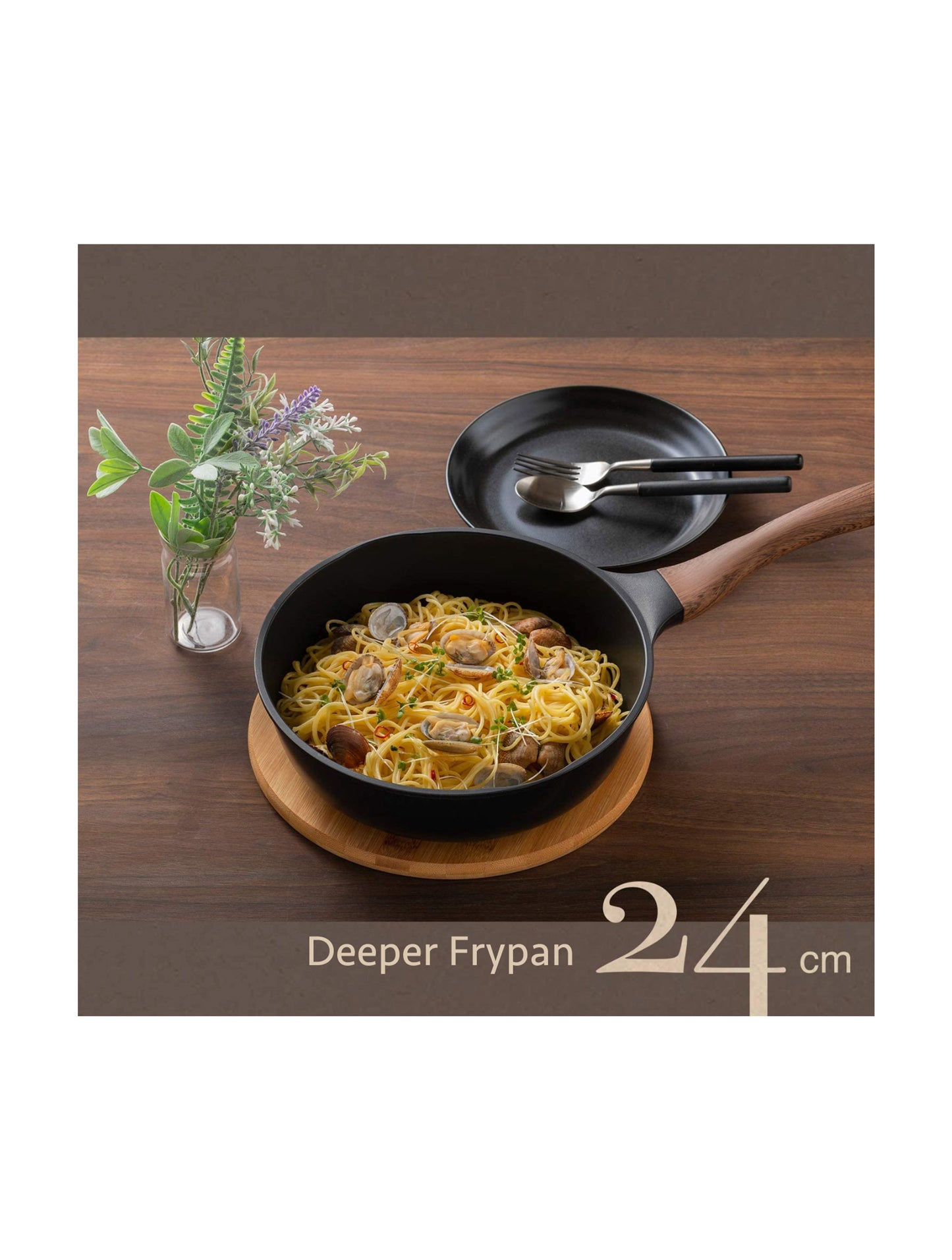 N Tone - Induction Non-Stick Coating Deeper Frying Pan 20cm / 24cm