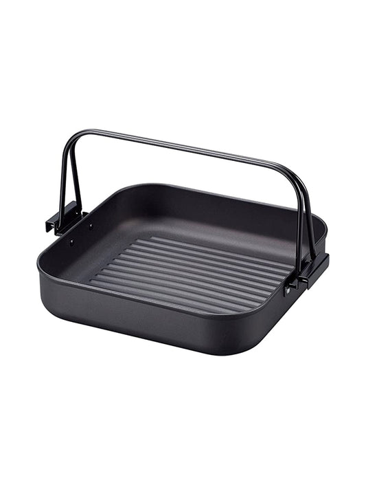 SAISYOKUAN Iron BBQ Sukiyaki Pot, Gyudon 26x26cm