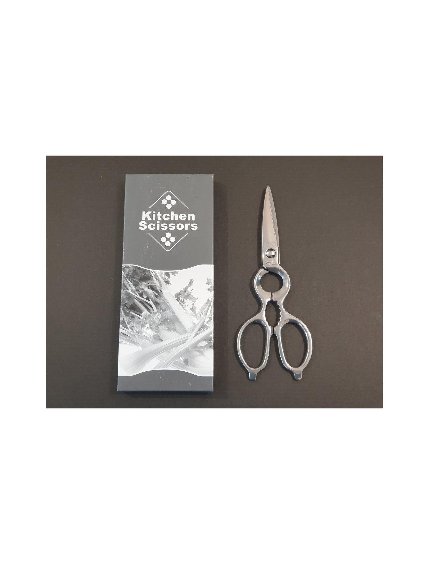 Shimomura - [Verdum] All Stainless Steel Kitchen Scissors