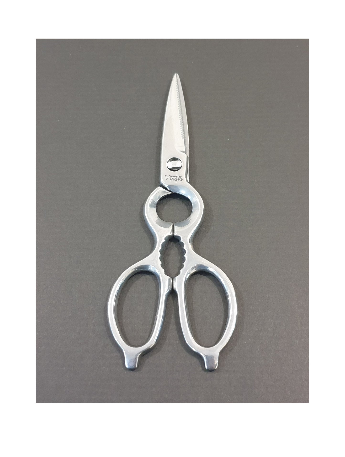 Shimomura - [Verdum] All Stainless Steel Kitchen Scissors