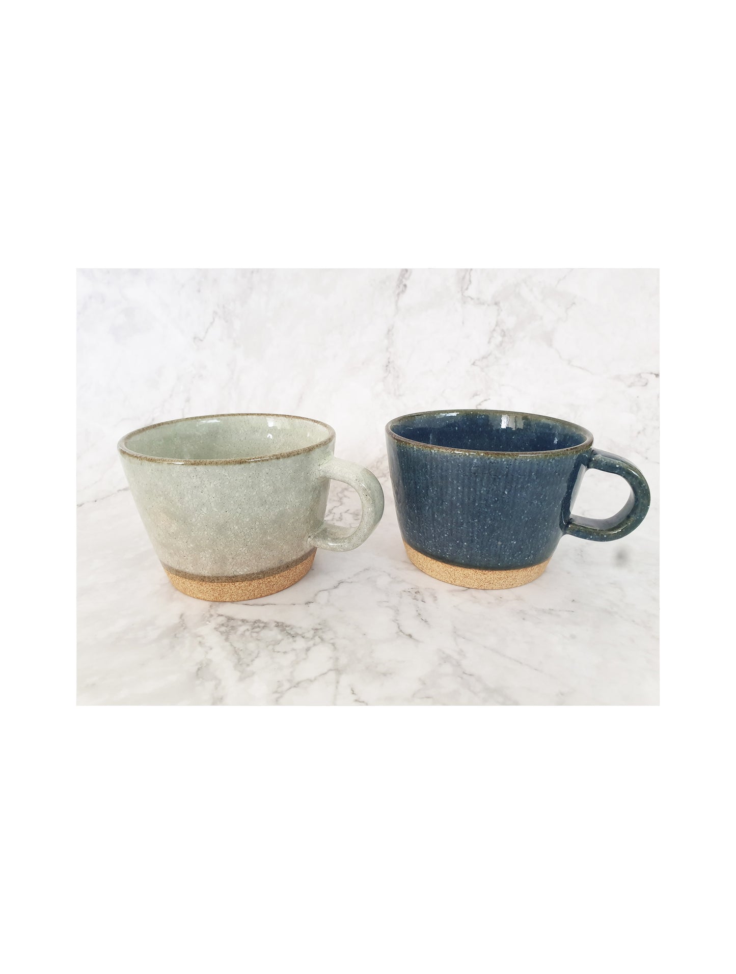 Wide Mug - Navy / Jade  400ml