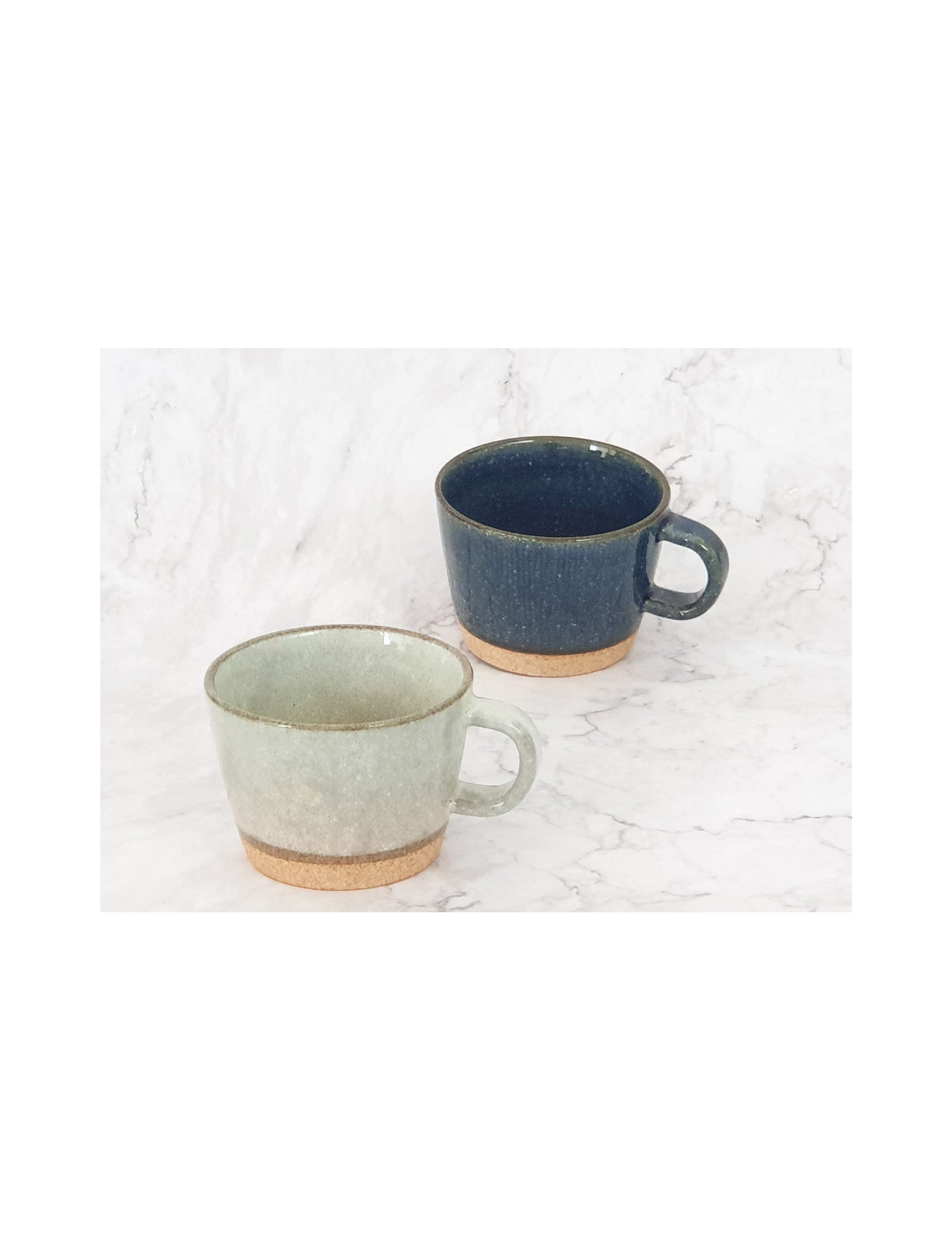 Wide Mug - Navy / Jade  400ml