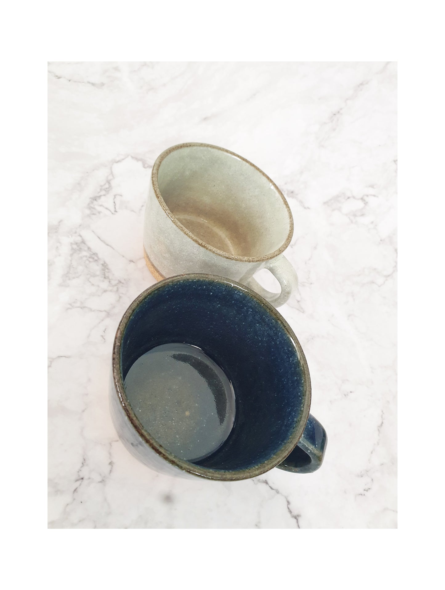 Wide Mug - Navy / Jade  400ml